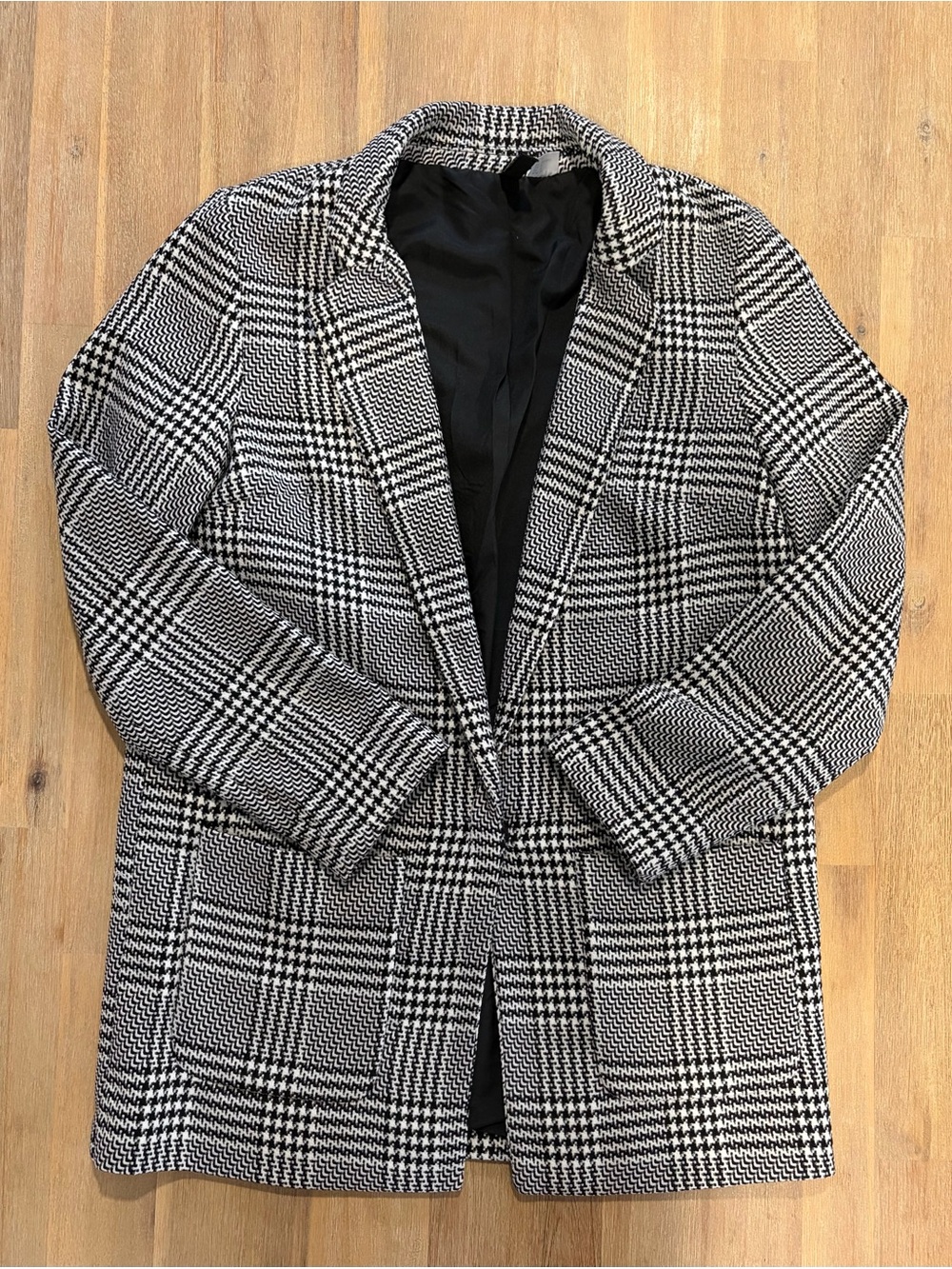Black & White Plaid blazer